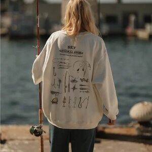 Set Active Midweight Sweats Staple General Store Seashell Crewneck